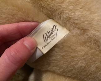 Willitts Bonnie Bear Love and Roses Collection Jointed Bonnie Bear Plush Teddy Bear By Wendy Brent