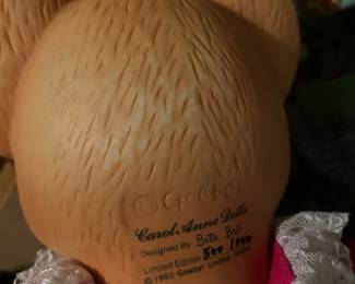 Carol Anne Dolls - Penelope Musical Porcelain Pig Doll - Goebel