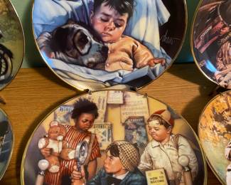 The Little Rascals Decorative Plates - Our Gang, Dog Tired