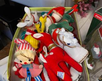 Assortment of Felt Plush Ornaments