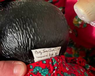 1989 Betty Jane Carter Doll - Cat and Mouse Porcelain Cat Doll - Musical Goebel