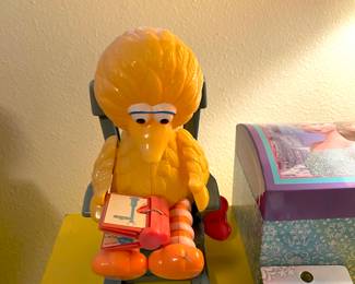 Big Bird Rocking Chair Musical Wind Up Toy