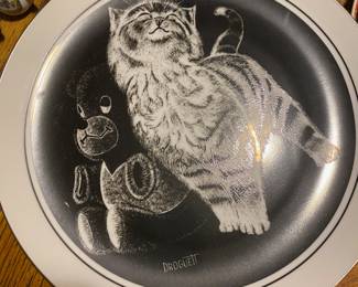1979 Royal Cornwall - Kitten's World "Purr-fect Pleasure" Decorative Plate