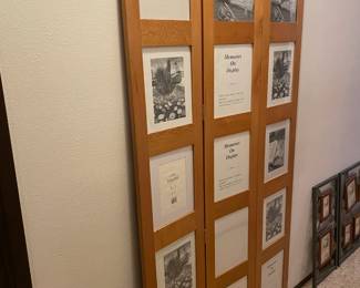 3 Panel Folding Screen Photo Frame