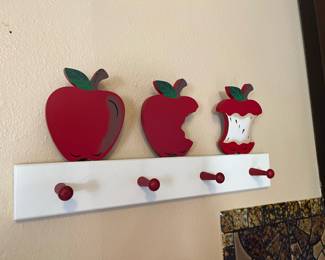 Apple Themed Kitchen Towel Holder