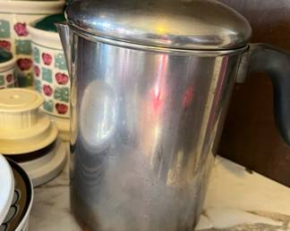Revere Ware Copper Clad Stainless Percolator Coffee Pot