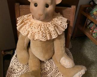 Willitts Bonnie Bear Love and Roses Collection Jointed Bonnie Bear Plush Teddy Bear By Wendy Brent