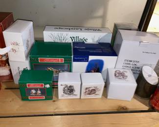 House of Lloyd Christmas Around the World - Candy Land Light Covers, Dept 56 Snow Village, 14 Piece Village Landscape