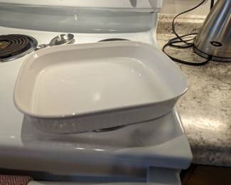 Large ceramic baking dish