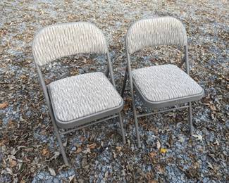 Folding Chairs from Costco.