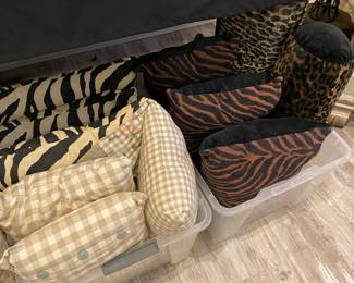 Assortment of Throw Pillows
