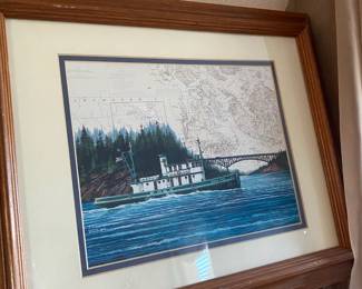 Chart Art of Arthur Foss in Vancouver by Betty Vestuto 