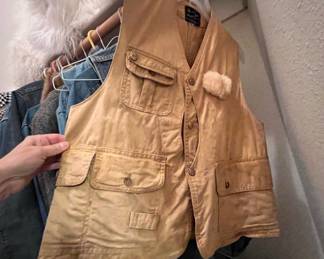 American Field Sportswear - Men's Brown Canvas Hunting Vest