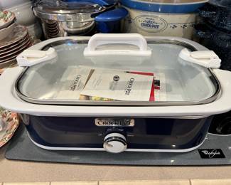 3.5 Navy Blue Quart Crock-Pot Slow Cooker - SCCPCCM350-BL