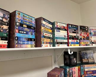 Assortment of VHS Tapes & DVDS