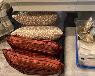 Assortment of Throw Pillows
