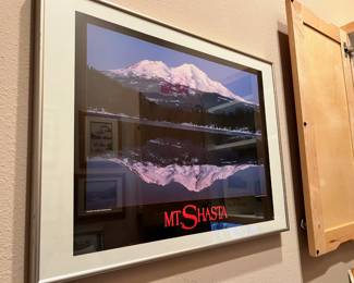 Framed Poster of Mt. Shasta
