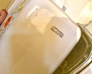 2 Corning Ware "Wildflower" Casserole Dishes - P-4-B
