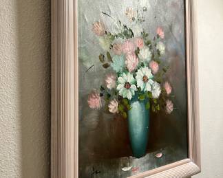 Still Life Floral Bouquet Oil Painting by Jane