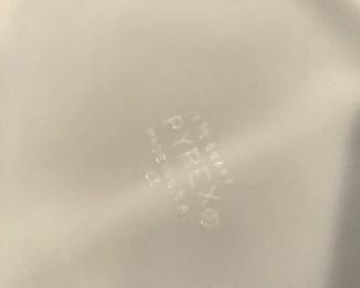 Pyrex "Snowflake" Oval Divided Dish - 1 1/2 Quart