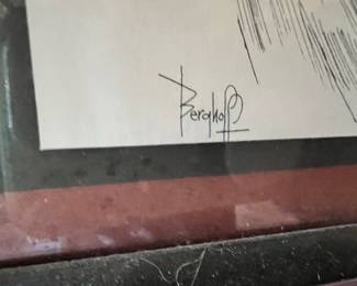 2 Framed and Matted Fishing Boat Prints by Roger Berghoff