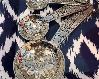Floral Engraved Measuring Spoons