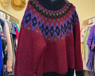 Nordic Style Multicolored Knitted Sweater
