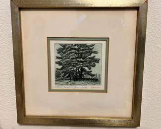 Artist Proof of Pine Grove by Kathleen Cantin