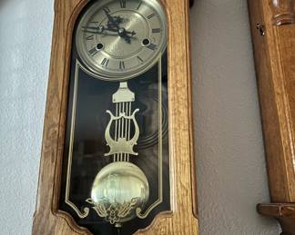 D&A Chiming Pendulum Wall Clock