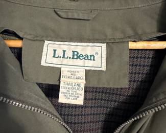 L.L. Bean Womens Trench Rain Coat - Size XL