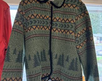 Coldwater Creek Aztec Tree Print Jacket