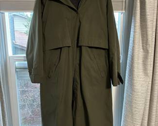 L.L. Bean Womens Trench Rain Coat - Size XL