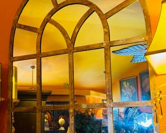 $80
Mirror like a window gold 41Hx31W