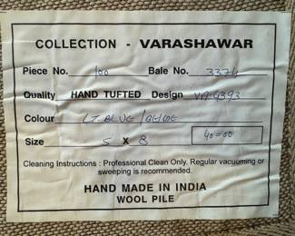 $80
Rug 5x8 Wool made in India