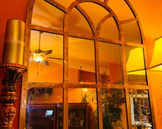 $80
Mirror like a window gold 41Hx31W