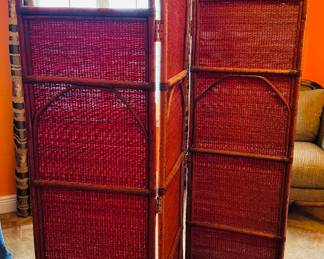 $100 each
set of 2 Bamboo screen 3 panels 72Hx51W