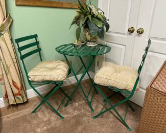 $90
Bistrot set 26Dx29H 3 pieces green metal