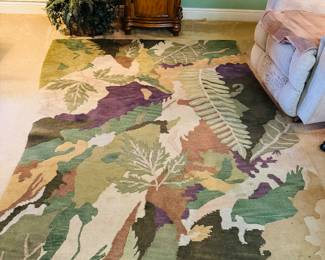 $150 each
One of two botanical rug 7'8""x5'6"""