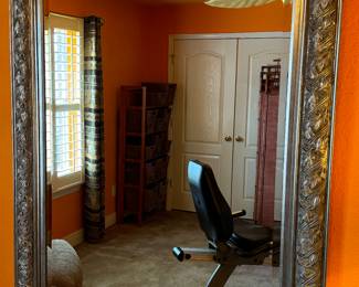 $150
Mirror silvered wood frame 47Wx59H