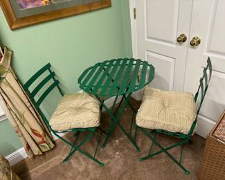$90
Bistrot set 26Dx29H 3 pieces green metal
