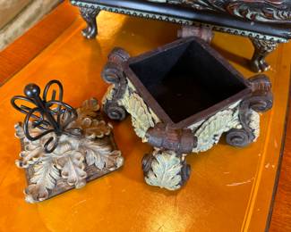 $90
Assortment of stacking boxes 18Wx16Dx26H