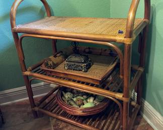 $80
Wicker shelve 29Wx14Dx34H