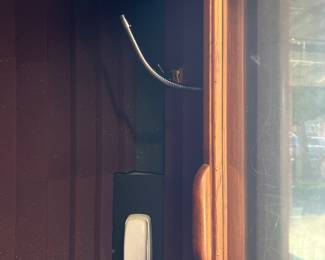 phone booth turned into a sound proof recording booth