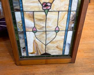 Leaded glass window one of dozens