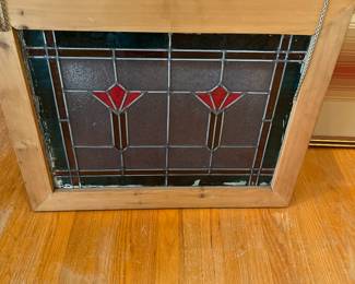 Leaded glass window one of dozens