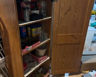 Cabinet and contents