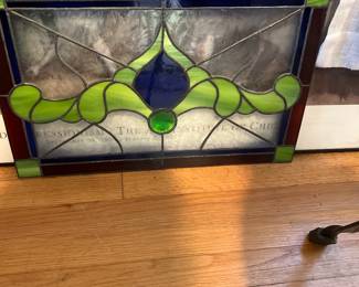 Leaded glass window one of dozens