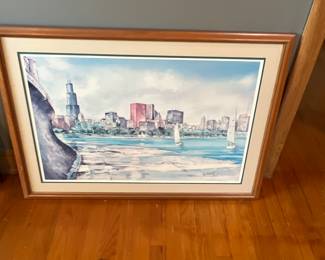 Jack Simmerling print signed