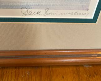 Signed Jack Simmerling