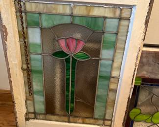 Leaded glass window one of dozens